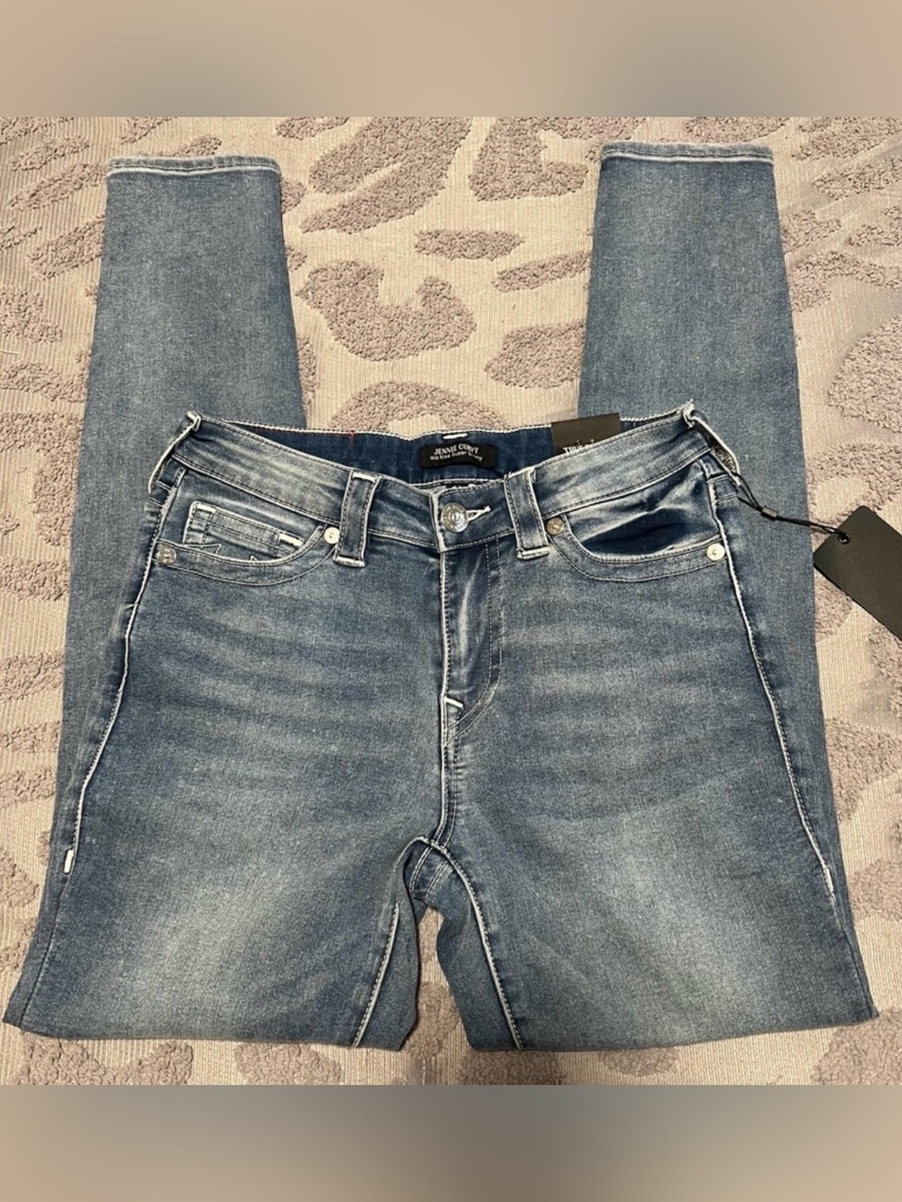 True Religion Jennie Curvy Super Skinny Jeans Size 27